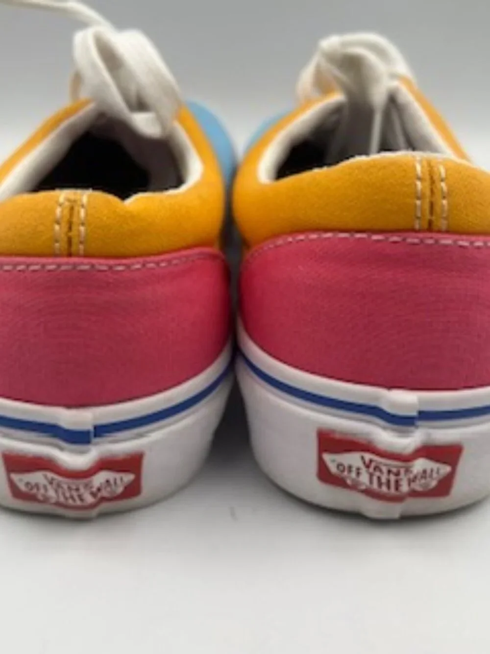 Vans Color Block Sneakers Unisex Women’s Sz 7 Men’s 5.5 low top shoes